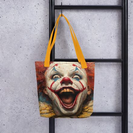 &quot;Joker&#x27;s Grin&quot; All-Over Print Tote Bag