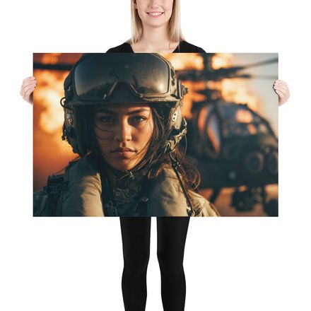 Courage Under Fire - A Resolute Pilot&#x27;s Gaze