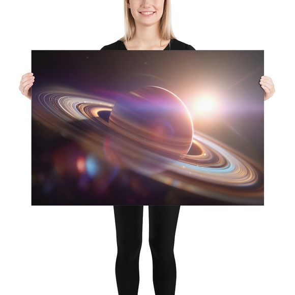 Saturn&#x27;s Golden Rings - A Stellar Journey