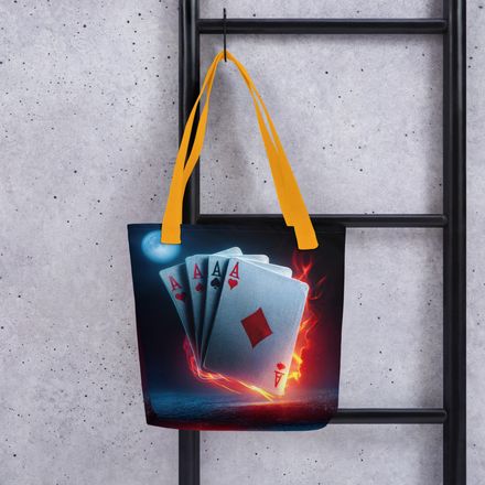 Four Aces: A Winning Tote Bag