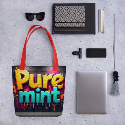 &quot;Pure Mint&quot; Brilliant Slang Tote Bag