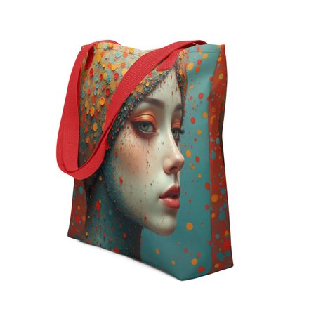 A Kaleidoscope of Colour: Premium All-Over Print Tote Bag