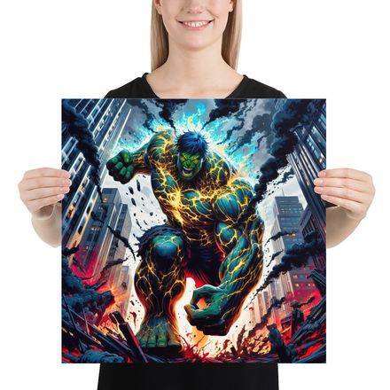 &quot;Rage Unleashed&quot; Atomic Fury Poster