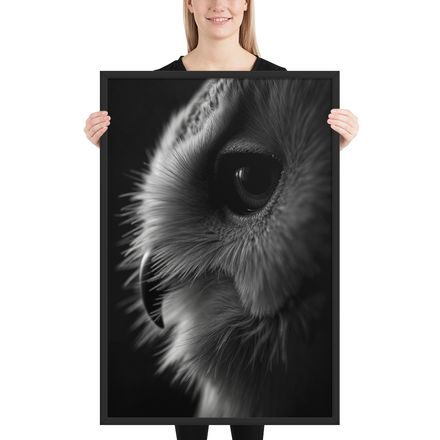 Nocturnal Whisper: The Owl&#x27;s Gaze