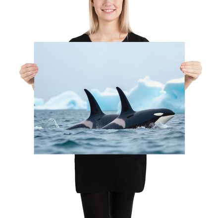 Monarchs of the Arctic: Orca Duo