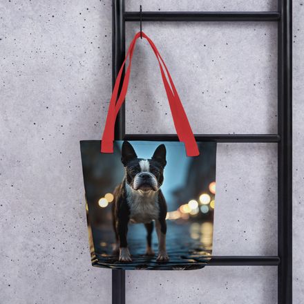  &quot;City Stroll&quot; Boston Terrier 