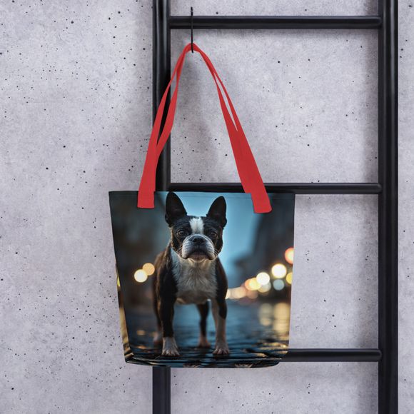  &quot;City Stroll&quot; Boston Terrier 