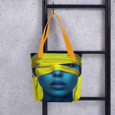 The Enigma Tote Bag: Art in Motion