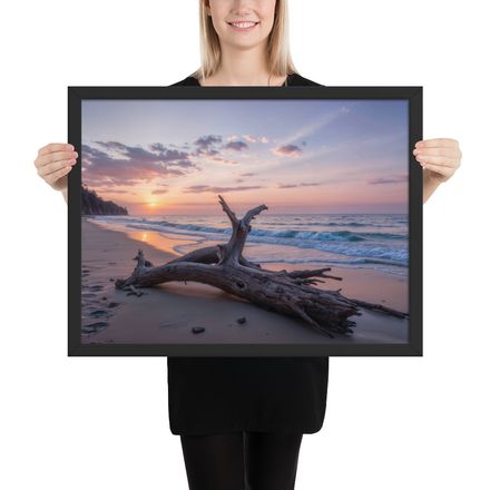 Coastal Relic: Sunset Serenity