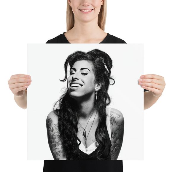 Amy Winehouse: Joyful Spirit Art Print by WHATAPRINT