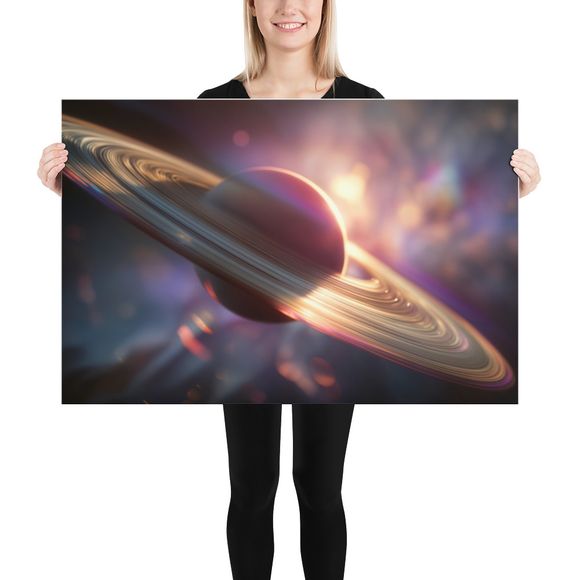Cosmic Dream - Saturn&#x27;s Dance of Light