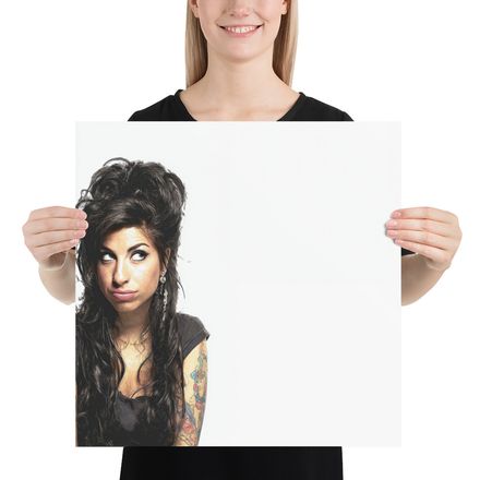 Amy Winehouse: Playful Spirit Art Print by WHATAPRINT