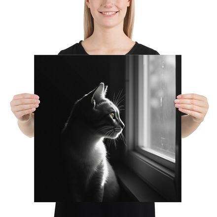 A Moment of Contemplation - Enhanced Matte Paper Poster 