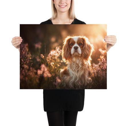 A Field of Gold - Cavalier King Charles Spaniel