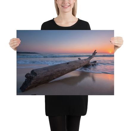 Coastal Drift: Sunset Serenity