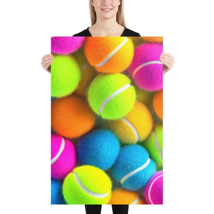 Vibrant Volley: A Burst of Colour