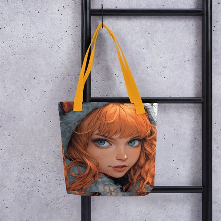 &quot;Cunning Fox Spirit&quot; All-Over Print Tote Bag