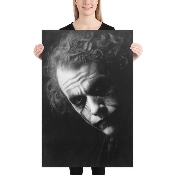 The Joker: A Rembrandt-Inspired Portrait Art Print by WHATAPRINT