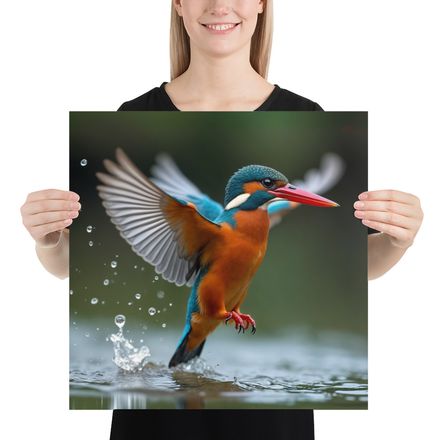 Jewel of the River: Kingfisher Takeoff 