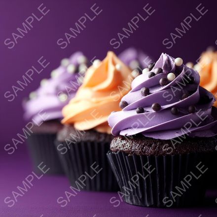 Sweet Variety Pack: 24 AI Digital Prints of Gourmet Cupcakes &amp; Muffins
