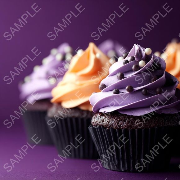 Sweet Variety Pack: 24 AI Digital Prints of Gourmet Cupcakes &amp; Muffins