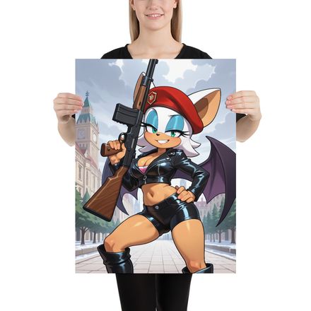 Urban Commando: Playful Bat Warrior Poster
