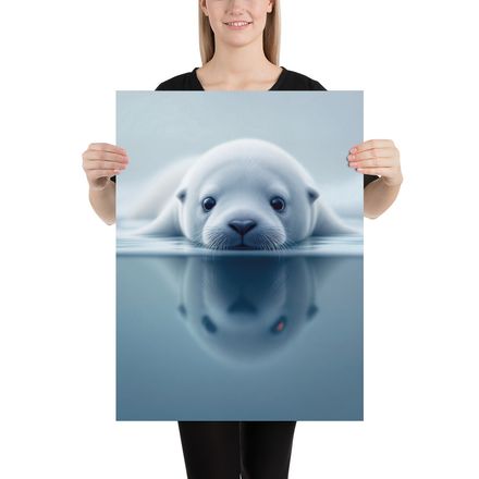 Reflections of Innocence: The Seal Pup Gaze