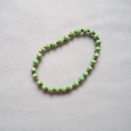 Mini Bead Bracelet - Cyan Dreams