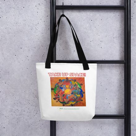 Take Up Space Tote Bag