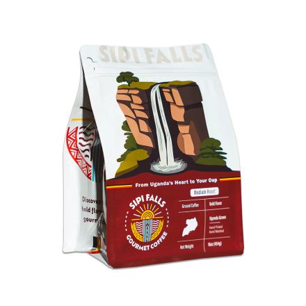 Sipi Falls Gourmet Coffee - Medium Roast, Ground (16 oz)