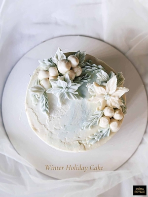 Winter Holiday Cake (downloadable)