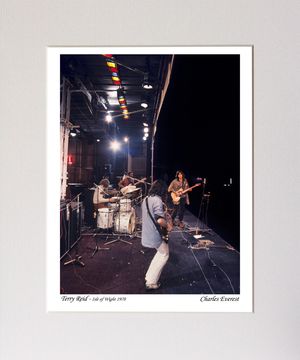 Terry Reid - On stage with David Lindley - 1970 IOW Festival - Mounted Print - (12&quot;x10&quot;) [323341]