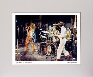 The Who - On stage - (L2) - 1970 Isle of Wight Festival - Mounted Print - (12&quot;x10&quot;) [321040]