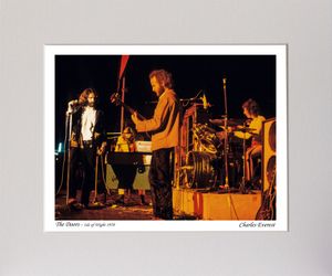 The Doors - On stage - (colour) - 1970 Isle of Wight Festival - Mounted Print - (12&quot;x10&quot;) [323020]