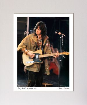 Terry Reid - On stage - close up - 1970 IOW Festival - Mounted Print - (12&quot;x10&quot;) [321095]