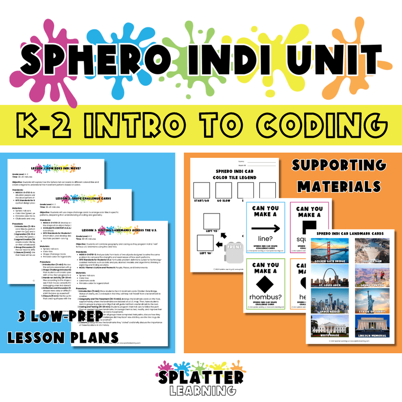 Exploring Early Coding with Sphero Indi Cars: Engaging Lessons for K-2 Students