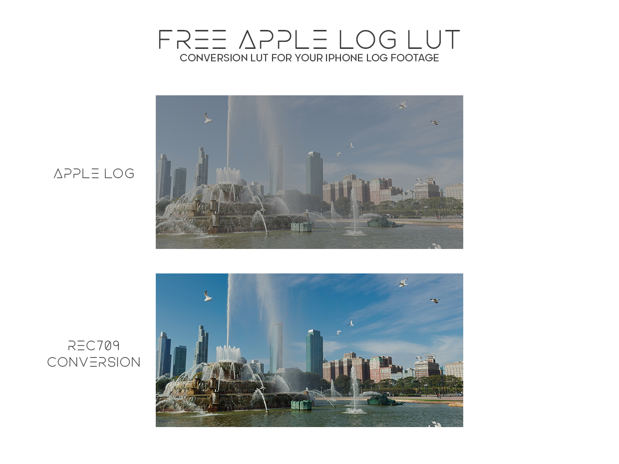 apple log to rec709 lut download free