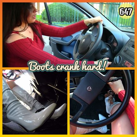 647 : Boots crank madly! | Starring Miss Melanie