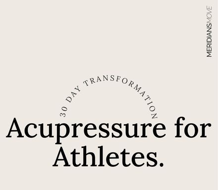 Acupressure for Athletes