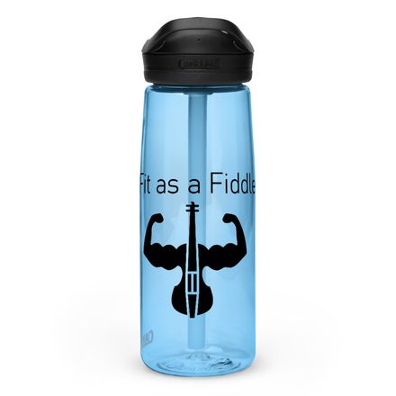 Fit As A Fiddle Water Bottle Dark Fill
