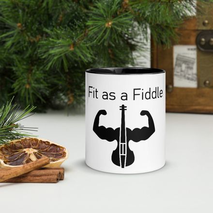 Fit As A Fiddle Coffee Mug Dark Fill