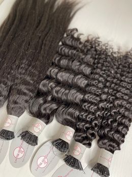 Luv THA HAIR Collection&#x27;s Afro Curly I-tips
