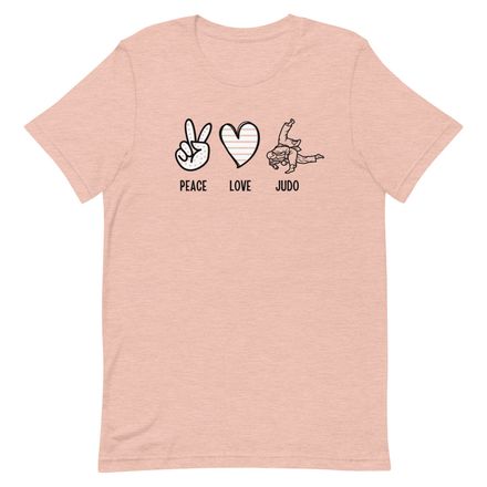 Peace, Love, Judo - Adult Tee