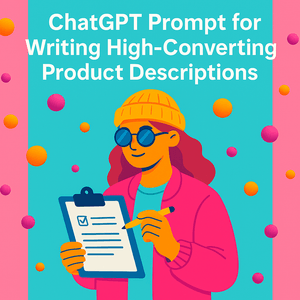 ChatGPT Prompt for Writing High-Converting Product Descriptions 