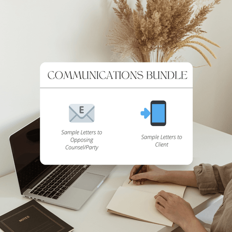 Communications Bundle (Template Letters to Client and OP/C)