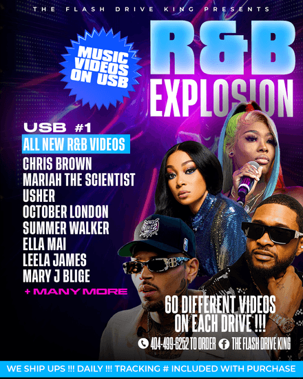 R&amp;B EXPLOSION USB # 1 ( ALL NEW R&amp;B MUSIC VIDEOS) 