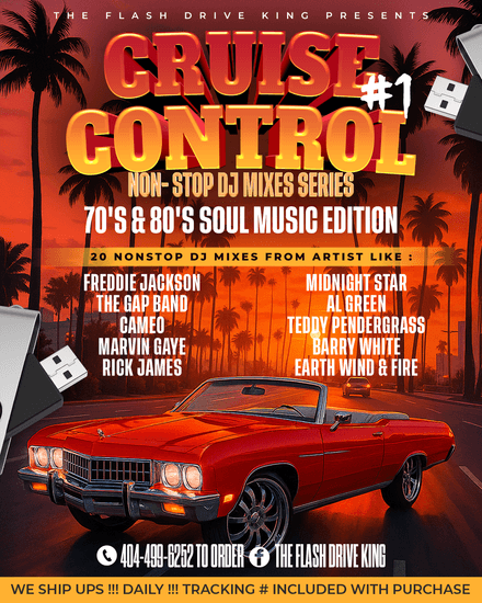 Cruise Control # 1 - 70&#x27;s + 80s Soul Edition. DJ MIXES ONLY 
