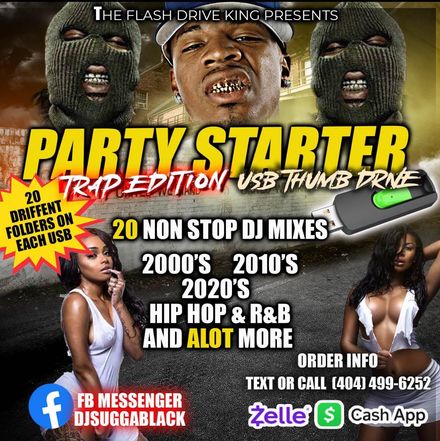 PARTY STARTER # 2 -  TRAP EDITION HIP HOP ( CLEAN EDIT VERSION)
