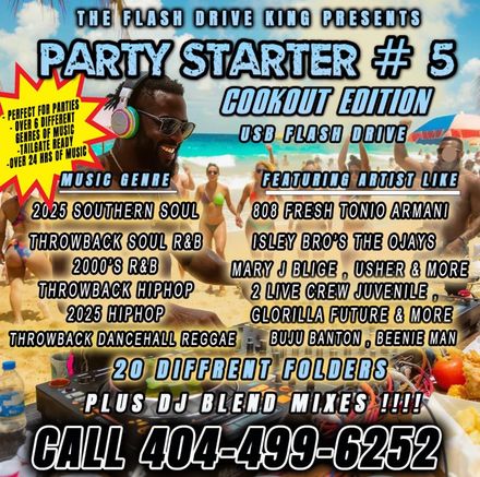 PARTY STARTER # 5 - COOKOUT EDITION