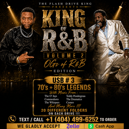 KING OF R&amp;B USB # 3 (70's + 80's LEGENDS)